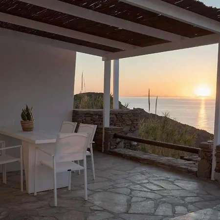 Exquisite Kythnos | Elia | 4 Bedrooms | Located On Top Of Kastella Beach | Shared Infinity Pool | Panoramic Vistas Of Aegan Sea | Stimata Mérichas
