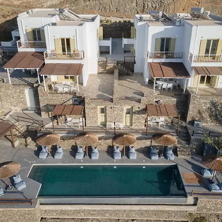 Exquisite Kythnos | Elia | 4 Bedrooms | Located On Top Of Kastella Beach | Shared Infinity Pool | Panoramic Vistas Of Aegan Sea | Stimata *