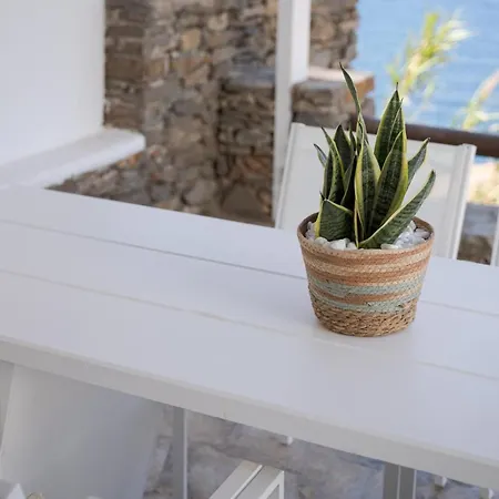 Villa Exquisite Kythnos | Elia | 4 Bedrooms | Located On Top Of Kastella Beach | Shared Infinity Pool | Panoramic Vistas Of Aegan Sea | Stimata