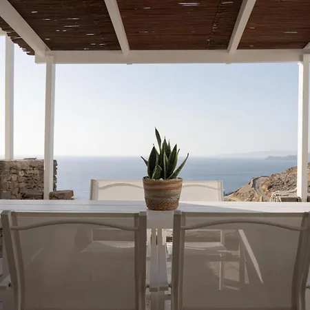 Exquisite Kythnos | Elia | 4 Bedrooms | Located On Top Of Kastella Beach | Shared Infinity Pool | Panoramic Vistas Of Aegan Sea | Stimata *