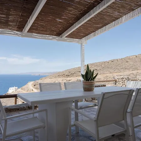 Exquisite Kythnos | Elia | 4 Bedrooms | Located On Top Of Kastella Beach | Shared Infinity Pool | Panoramic Vistas Of Aegan Sea | Stimata Villa